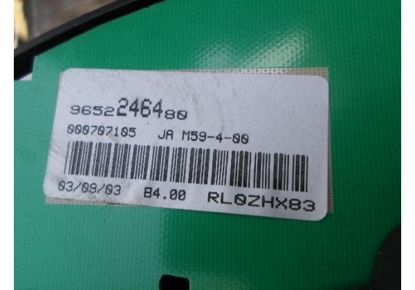 Панель приладів Partner, Berlingo, 9652246480